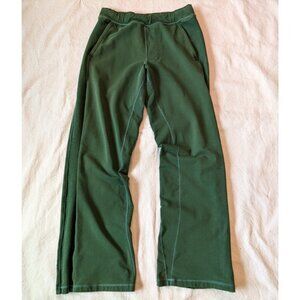 Lululemon Men's Forest Green Pocketed Flared Sweat Pants Size M/L 30x33